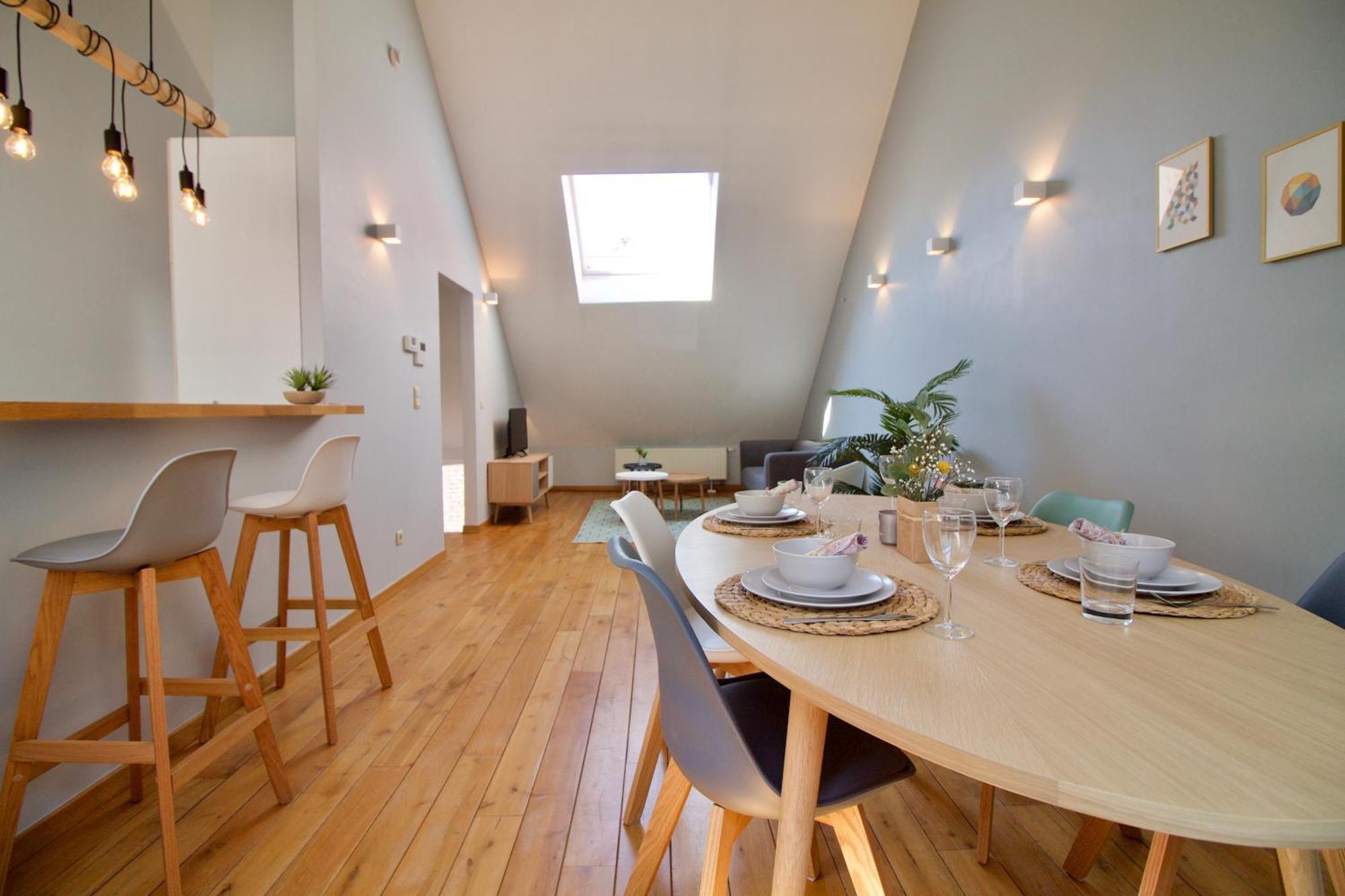 Heart Of Grand Place - Stunning 2Br Duplex Brüsszel Kültér fotó
